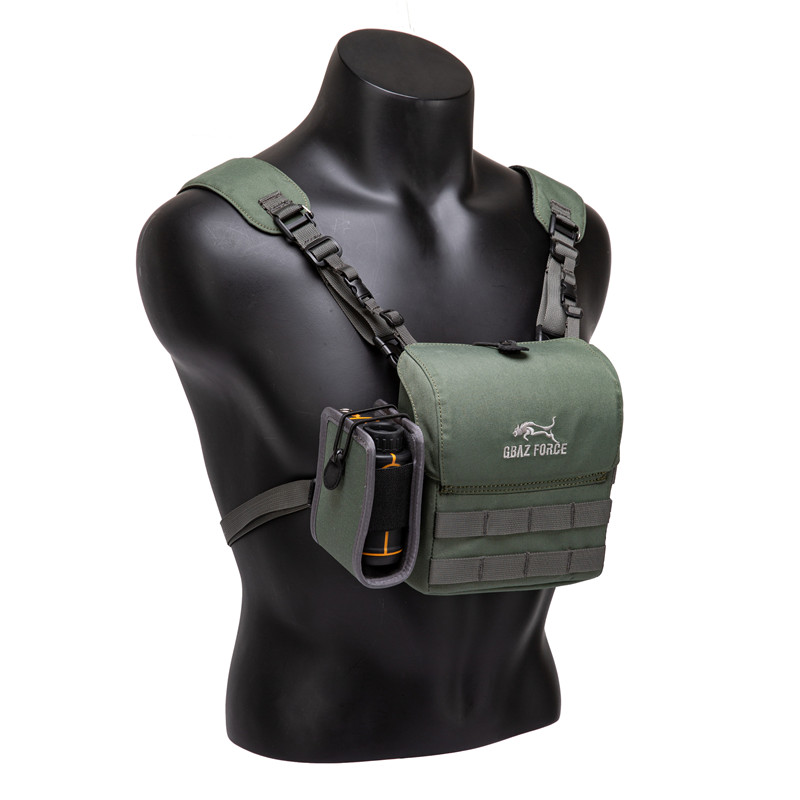 Sac de harnais pour sac binoculaire à contrôle élastique (vert)