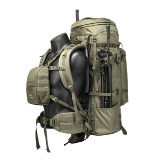 Sac à dos de chasse à cadre en fibre de carbone 80L